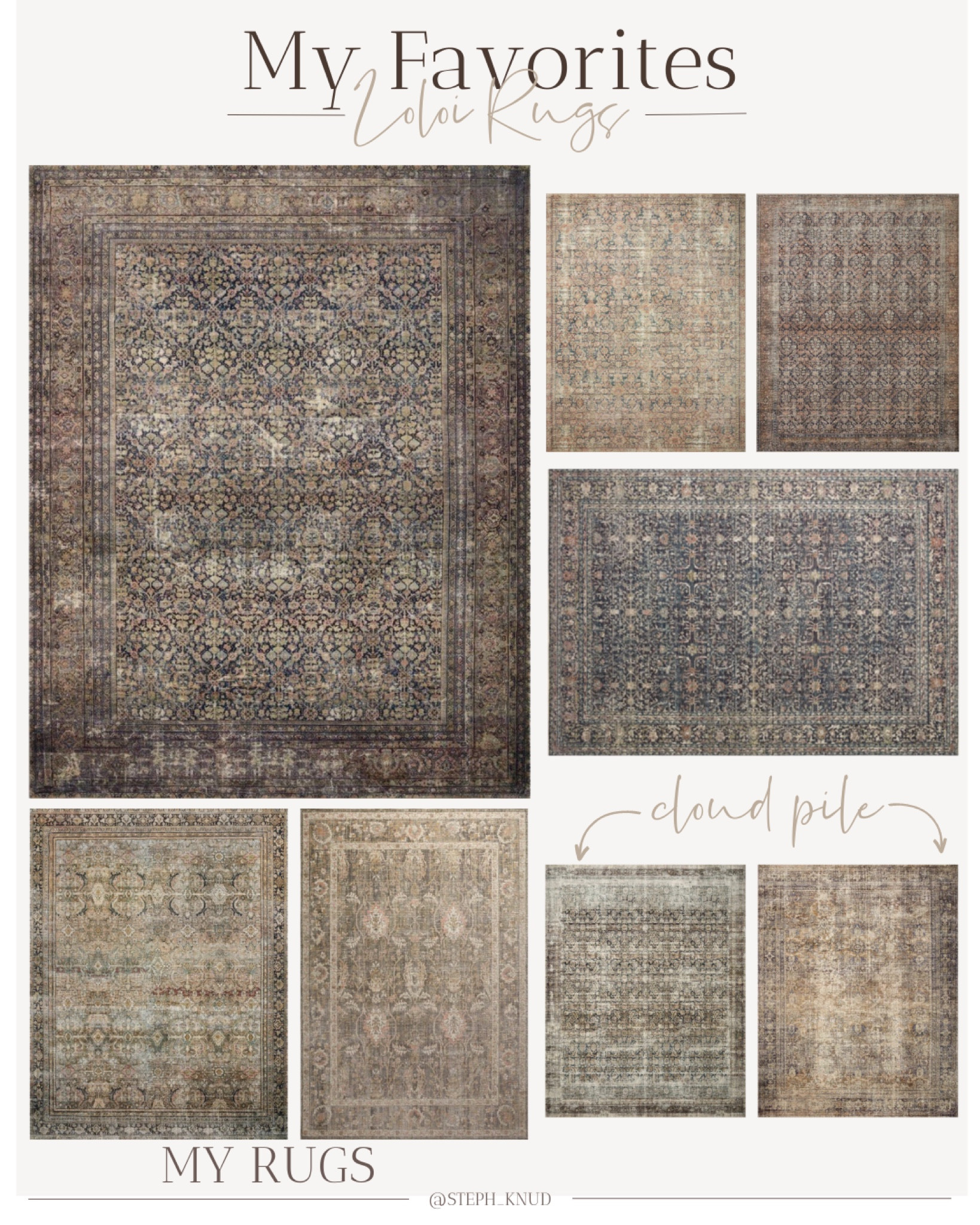 Obsessed with my new Loloi rug! If you’re looking to freshen up a room in your house,  I highly recommend Loloi rugs. The vintage inspired rugs are perfect for high traffic areas! Check out all of their rugs with cloud pile technology for the softest underfoot rug.

I’ve linked a few of my favorites!

#loloi #loloirugs #amberlewisxloloi #livingroom #livingroomrug #ltkhome #cljsquad #showmeyourstyled #showmeyourdiy 

#LTKhome