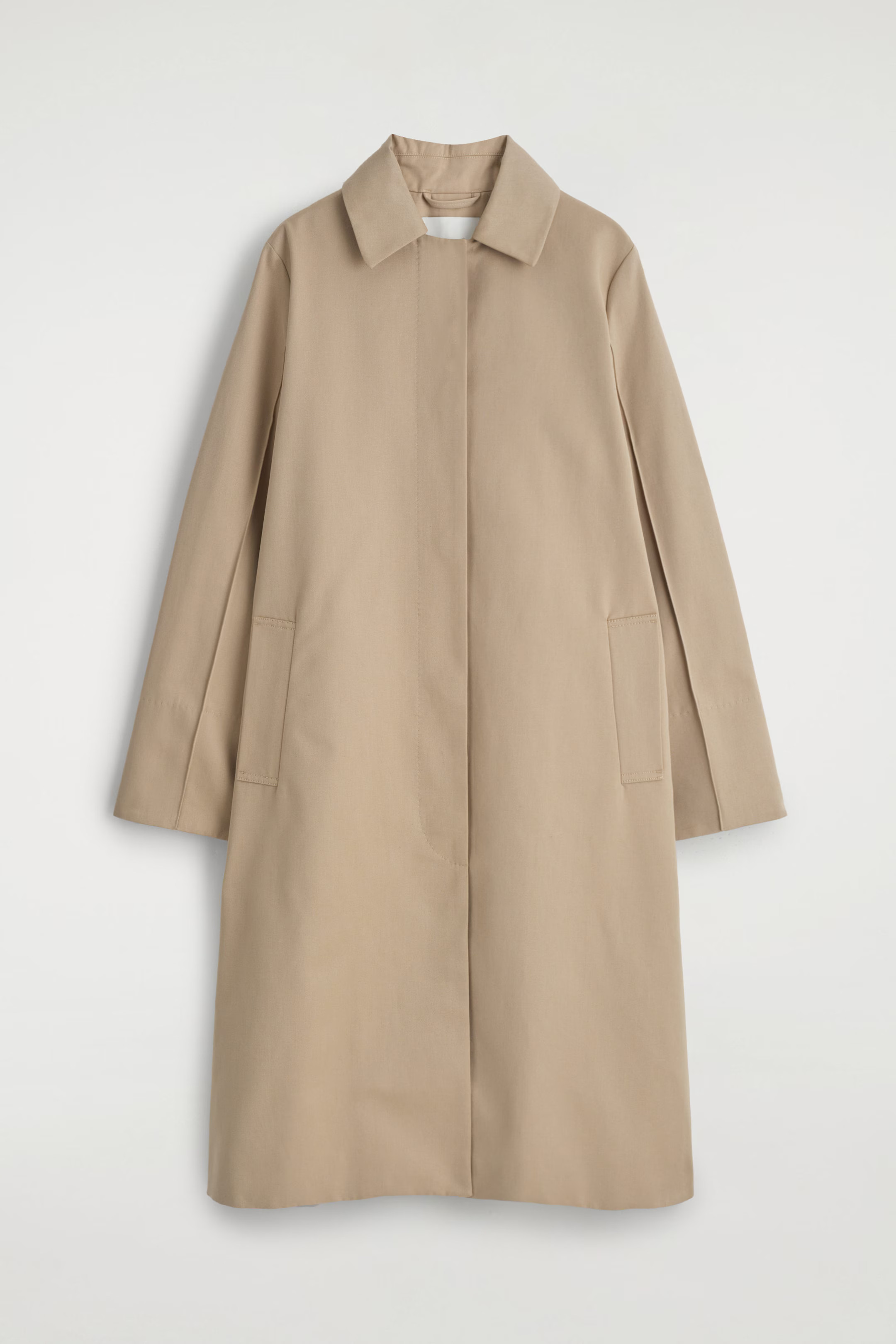 CLASSIC COTTON CAR COAT - BEIGE | COS | COS UK