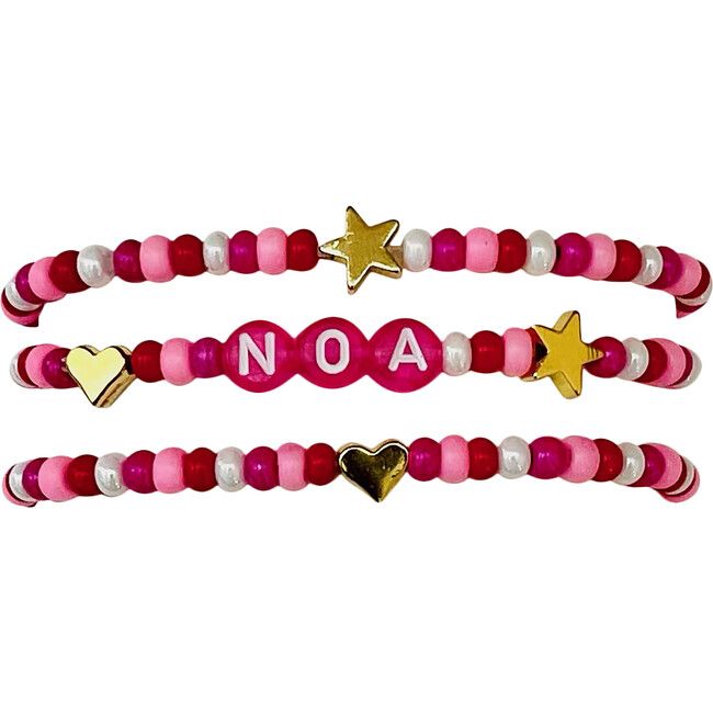 Noa Valentine's Day Monogram Bracelet Set | Maisonette