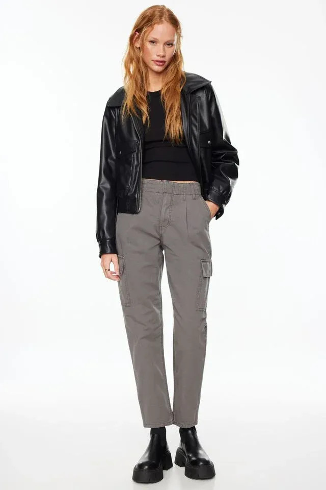 Paperbag Cargo Pants | Dynamite Clothing