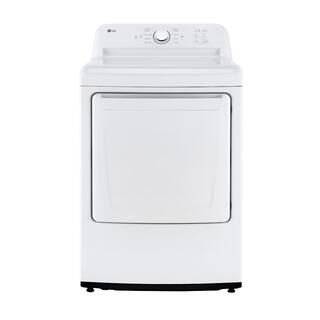 7.3 cu.ft. Ultra Large High Efficiency Electric Dryer in White | The Home Depot