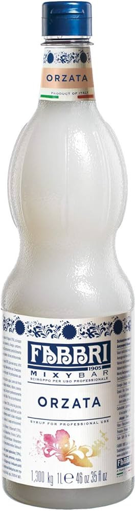 Fabbri Flavoring Syrup, Orgeat, Made in Italy, 33.8 Ounce (1 Liter) | Amazon (US)