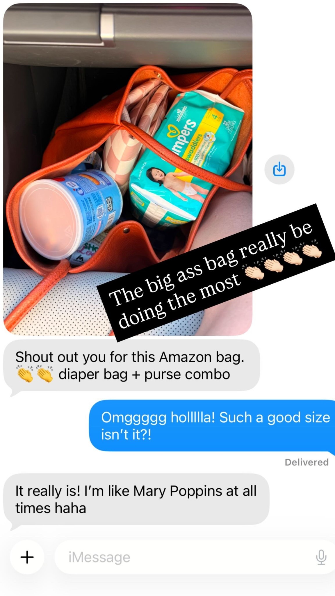 The big ass bag really be 
doing the most 👏🏻👏🏻👏🏻👏🏻