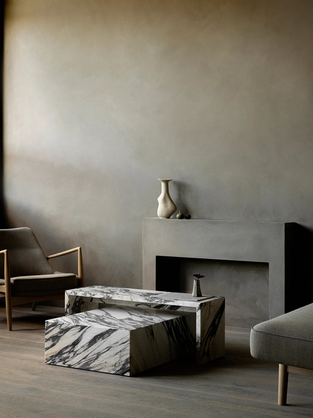Plinth Bridge Marble Table by Norm Architects | Audo | Explore now | Audo Copenhagen