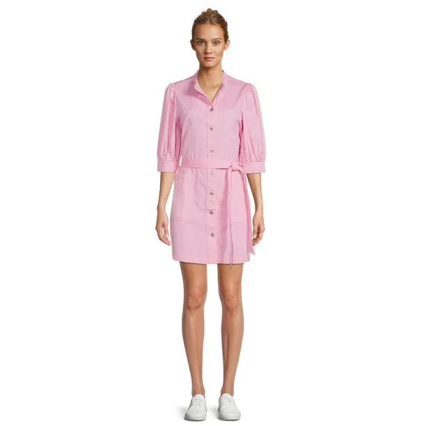 The Get Women’s Denim Utility Mini Dress | Walmart (US)