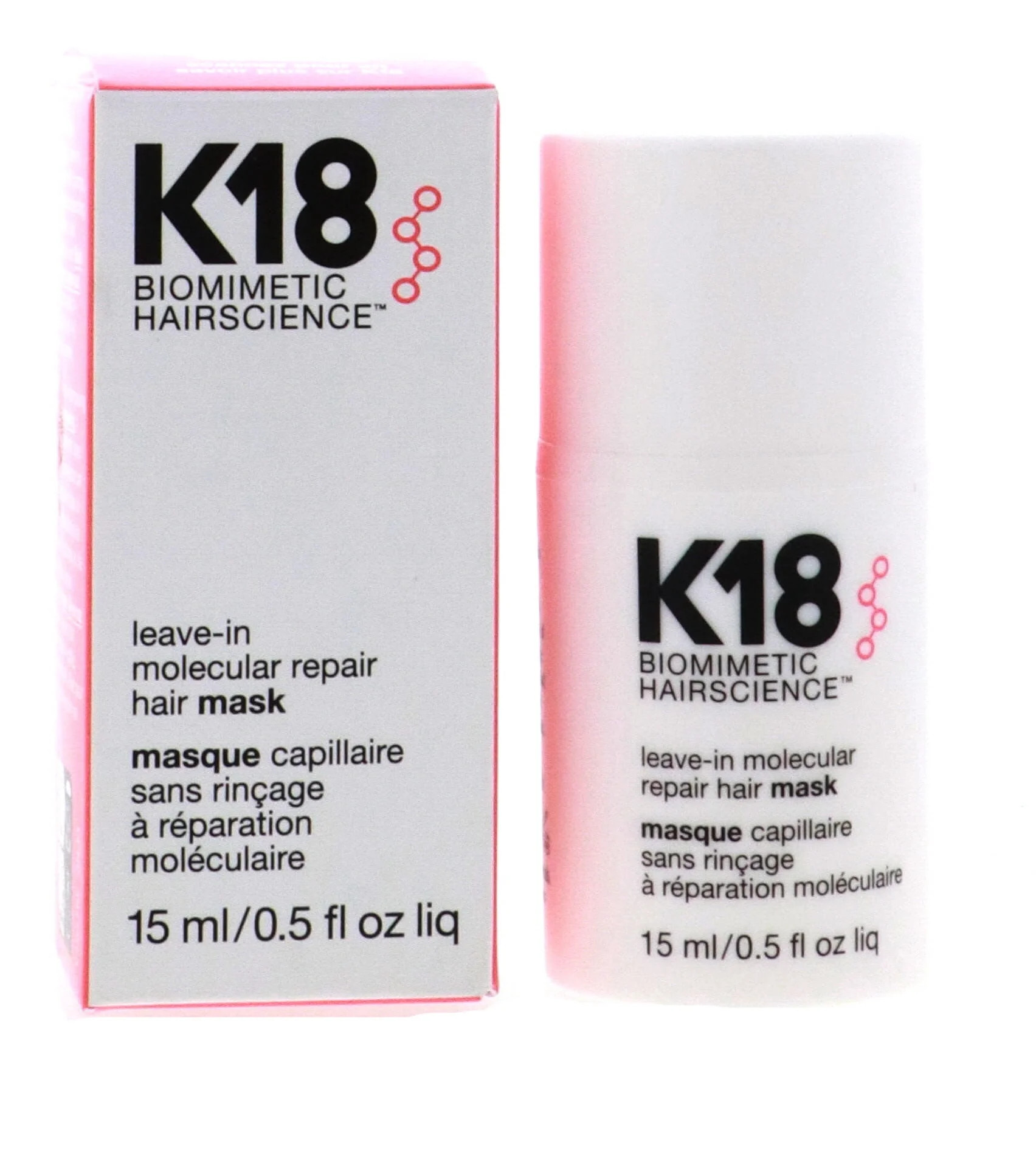 K18 Leave-In Molecular Repair Hair Mask, 0.5 oz | Walmart (US)