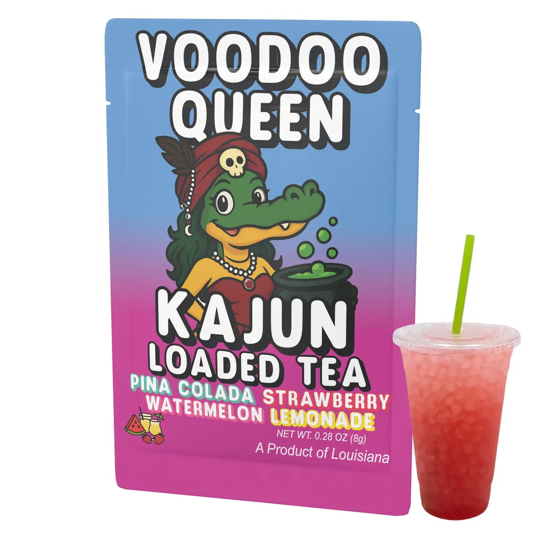 Voodoo Queen Herbal Energy Tea - Piña Colada Strawberry Watermelon Lemonade (5 Pack) Loaded Tea ... | Etsy (US)