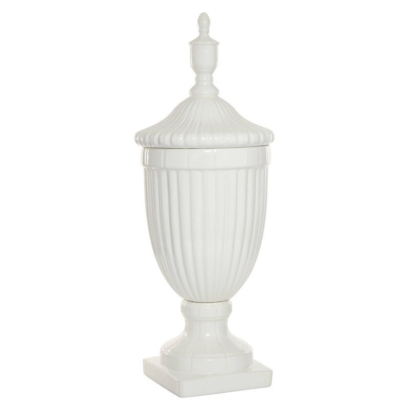 26&#34; Modern Ceramic Urn Vase White - Olivia &#38; May | Target