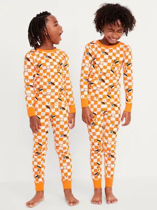 Printed Gender-Neutral Snug-Fit Pajama Set for Kids | Old Navy (CA)