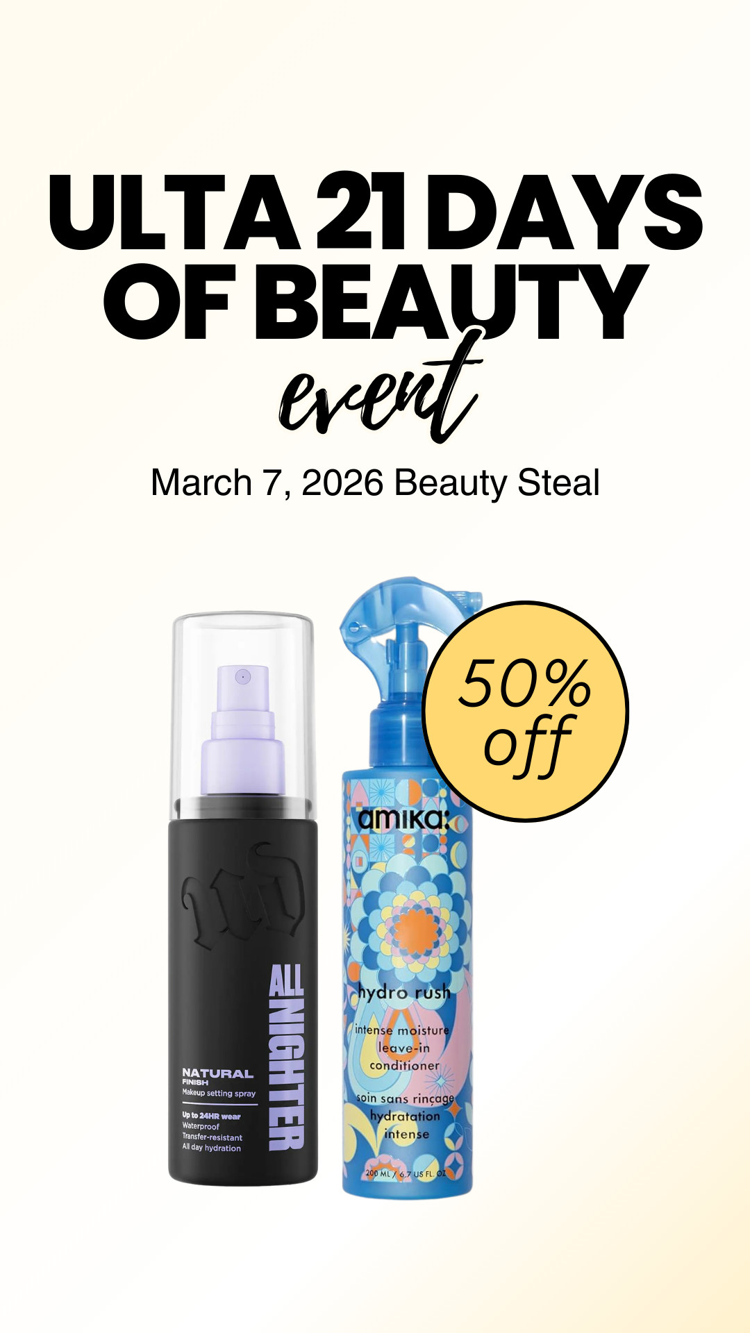 @ulta 21 Days Of Beauty picks of the day.
#makeup #hair #relaxedhair #oilyskin

#LTKSaleAlert #LTKBeauty