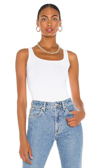 Len Tubular Tank in White | Revolve Clothing (Global)