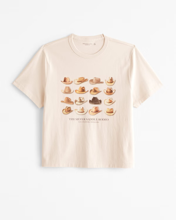 Western Shrunken Graphic Tee | Abercrombie & Fitch (US)