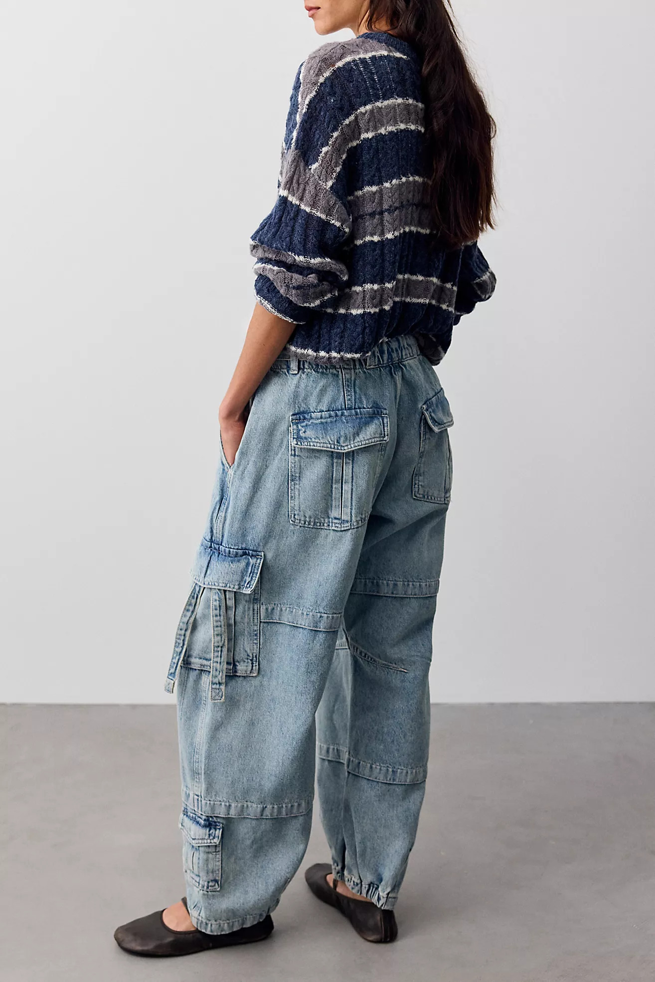 We The Free Reef Curved Cargo Jeans | Free People (Global - UK&FR Excluded)