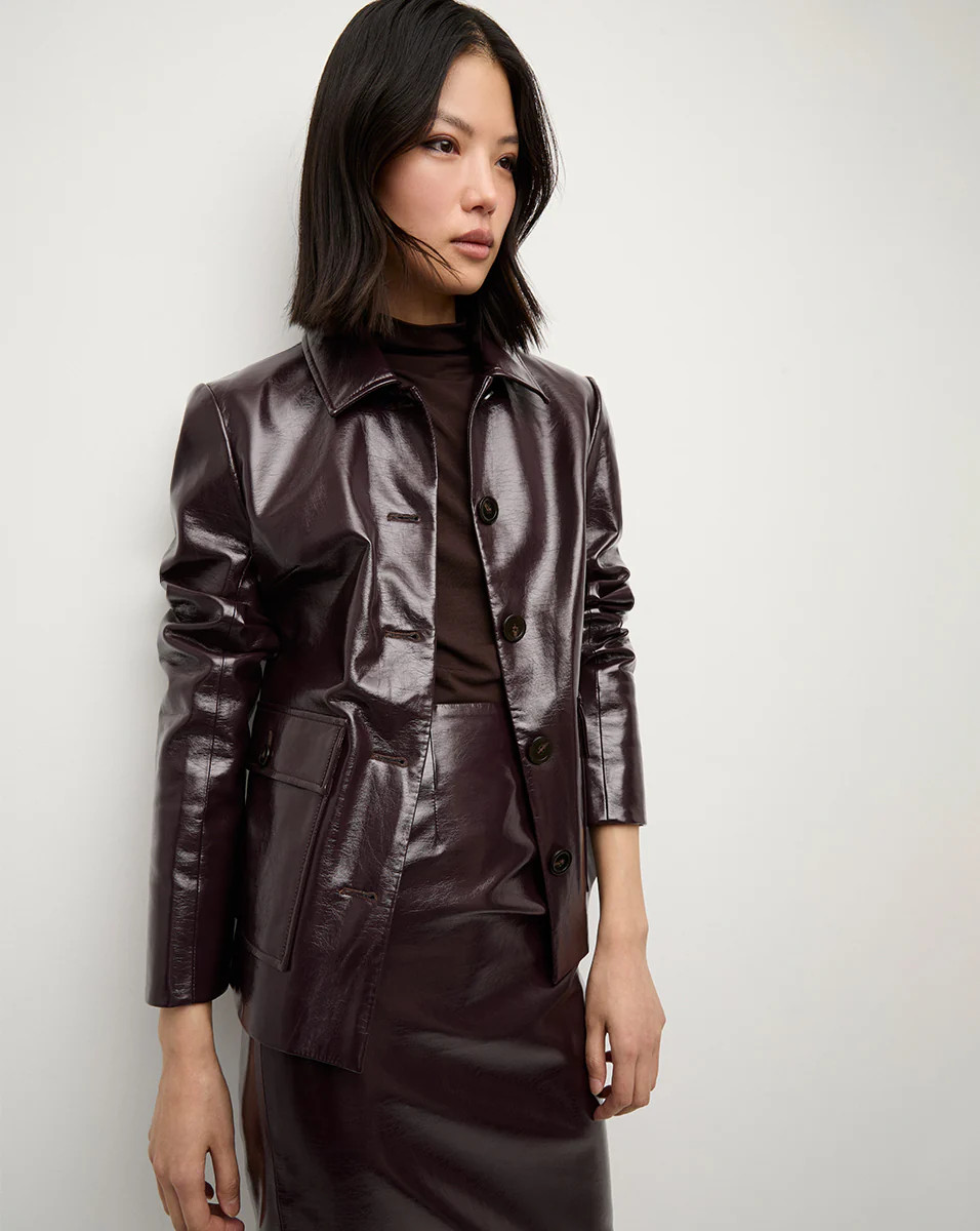 Veronica Beard Essex Dickey Jacket Plum | Veronica Beard