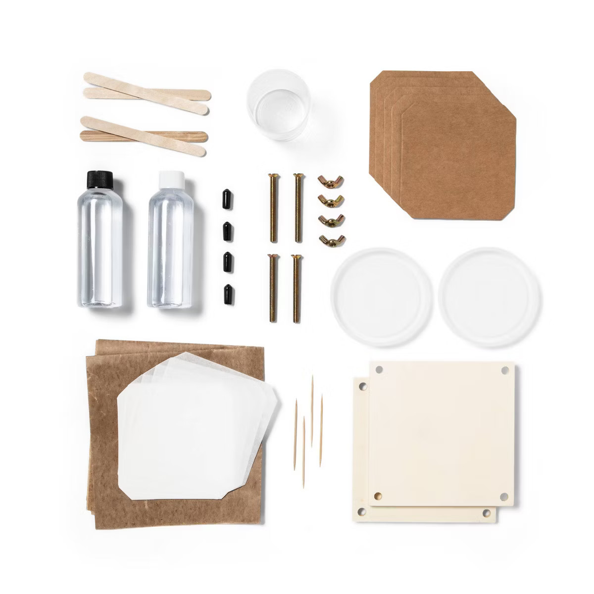 Pressed Flowers Resin Coaster DIY Art Kit - Mondo Llama™: Dried Flower Craft, Resin for Making ... | Target