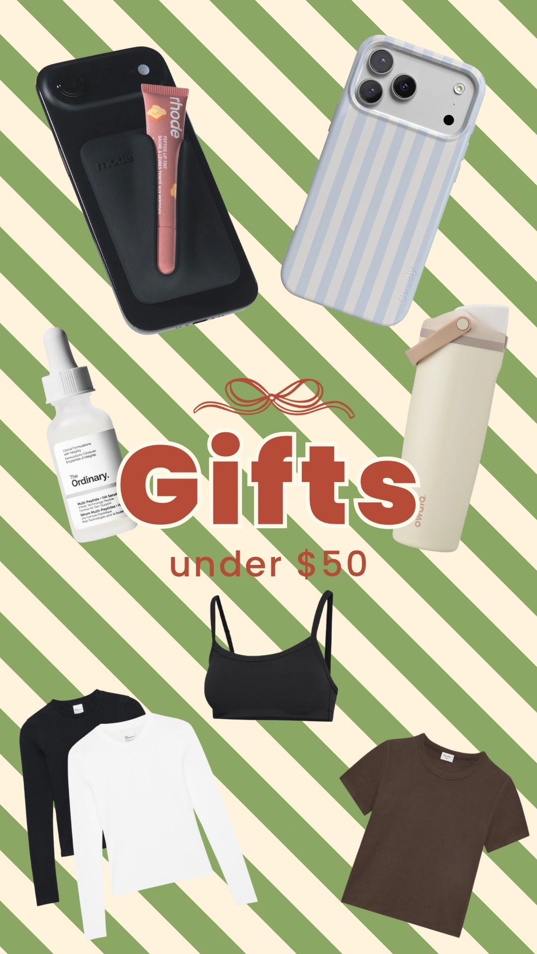 Gifts under $50 perfect for the girl who loves basics and skincare. ✨

#LTKGiftGuide #LTKselfcare #LTKHoliday