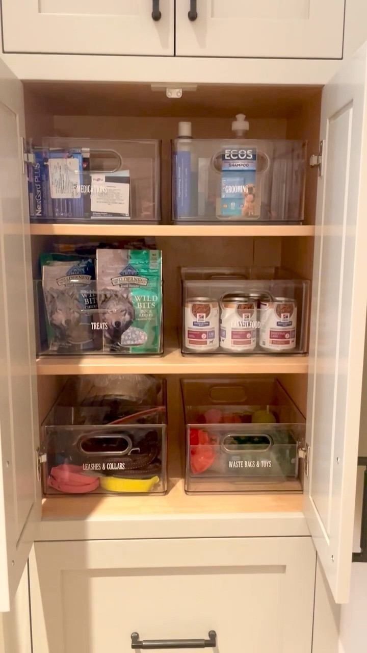 Our fur babies and pets deserve their stuff organized too! 
#petorganization #petstuff #dogs

#LTKFamily #LTKSeasonal #LTKHome