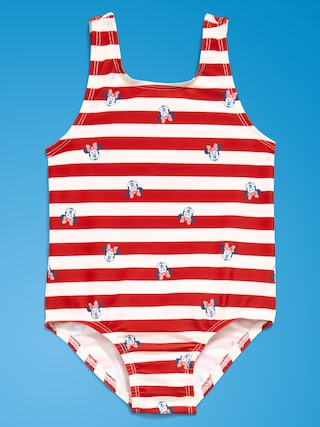 Old Navy x Disney Minnie Mouse One-Piece Swimsuit for Toddler Girls | Old Navy (US)