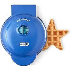 Dash Star Mini Waffle Maker! Waffle Maker Produces 4 Inch Waffles! Easy to Clean & Non-Stick Surf... | Amazon (US)