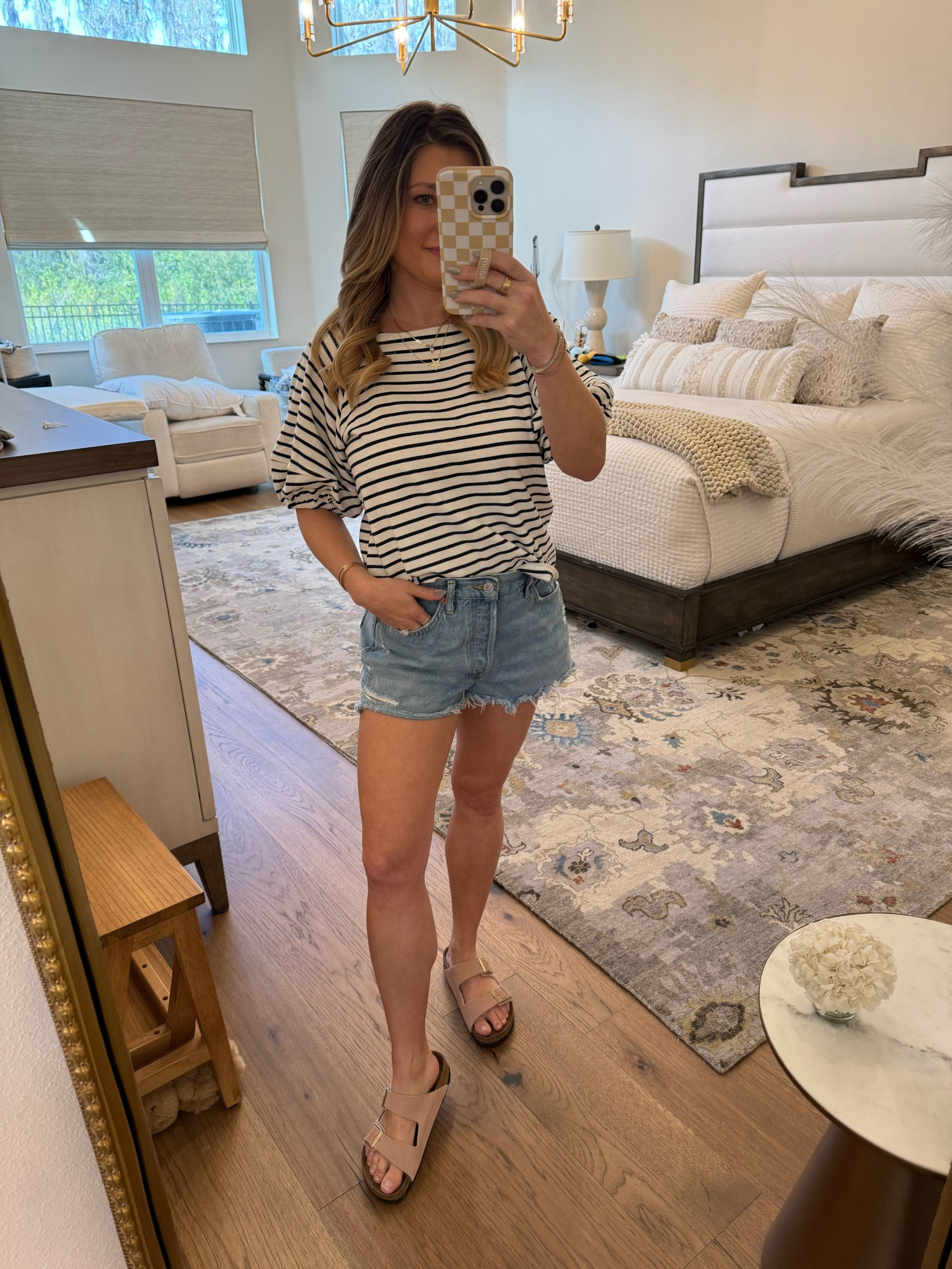 I’m wearing a small top, 24 shorts and size 6 sandals
#ChristianBlairVordy
#LooksForLess #SpringFashion

#LTKstyletip #LTKSeasonal #LTKfindsunder50