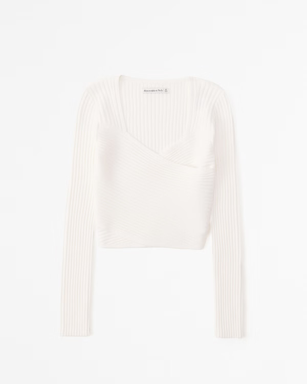 LuxeLoft Slim Wrap Sweater | Abercrombie & Fitch (US)