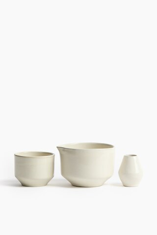 H & M - Reactive-glaze matcha set - White | H&M (UK, MY, IN, SG, PH, TW, HK)