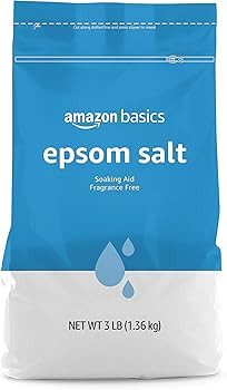 Amazon Basics Epsom Salt Soak, Magnesium Sulfate USP, 3 Pound, 1-Pack | Amazon (US)