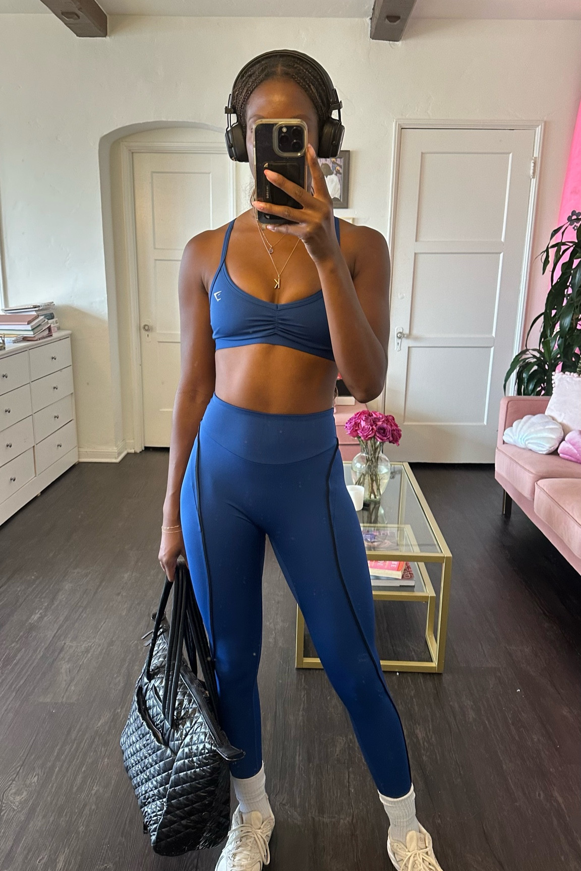 Always ready for the gym with gymshark 💙 #gymset #matchingset #workoutfit #fitness #activegirly 

#LTKFitness #LTKActive