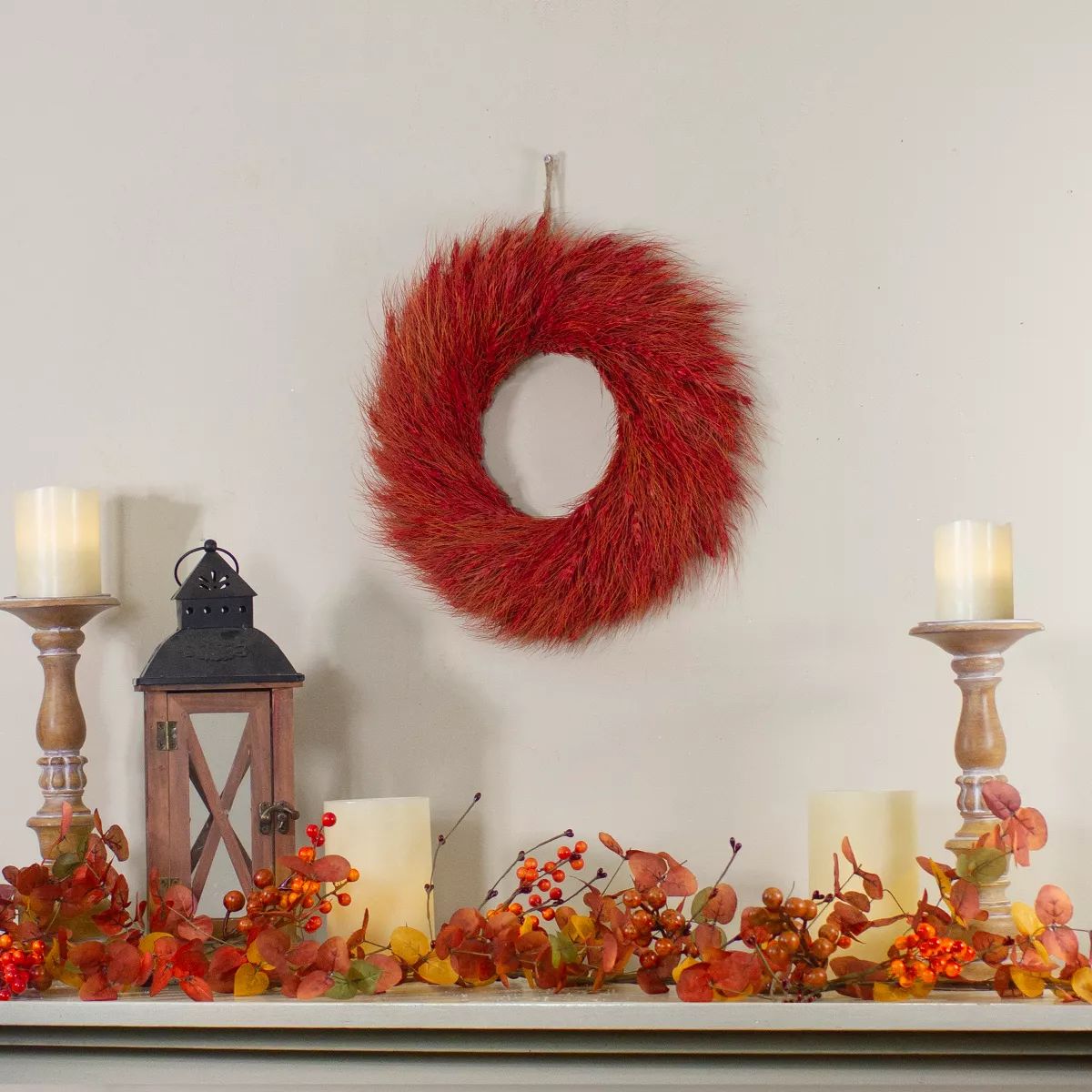 Northlight 5' Berry and Leaves Fall Harvest Artificial Garland - Unlit | Target