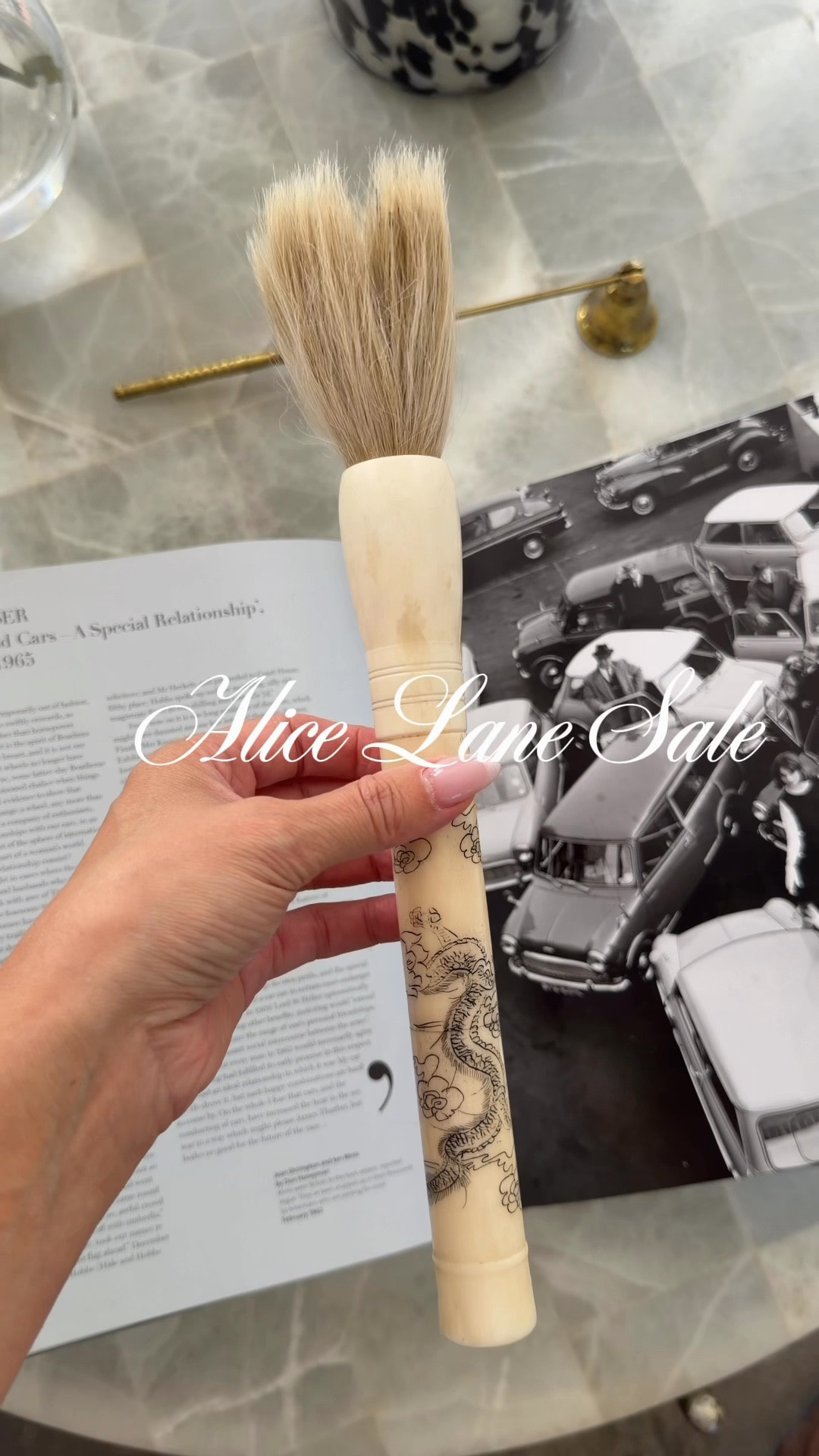 Use code: Cristina and save 15% off anything not included in the same. Orchid in vase, calligraphy brush, candle Snuffer, living room, coffee table decor.

#LTKSaleAlert #LTKHome