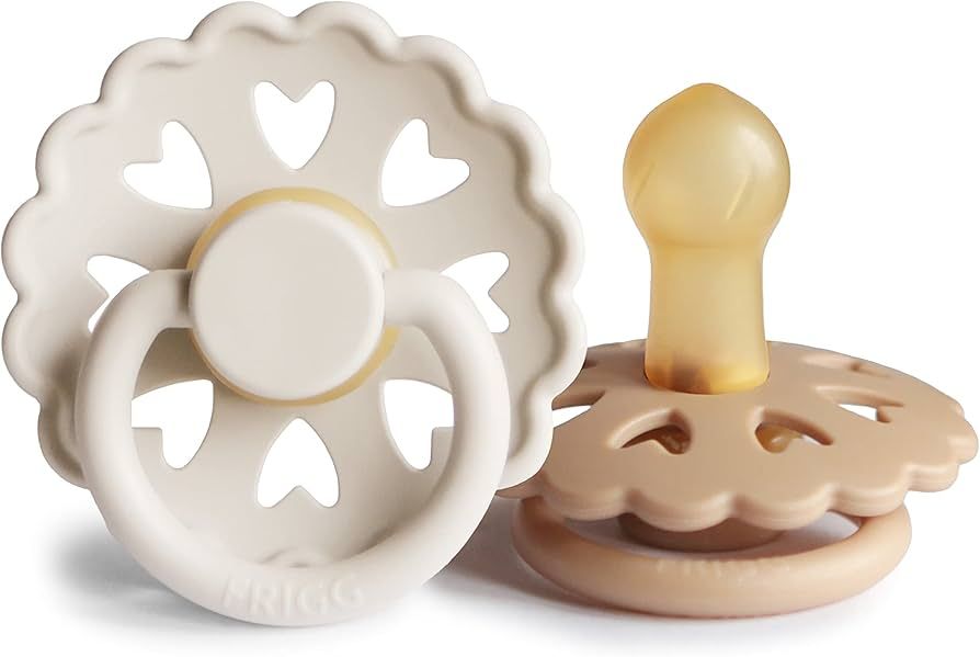 FRIGG Andersen Fairytale Natural Rubber Baby Pacifier | Made in Denmark | BPA-Free (Cream/Silky S... | Amazon (US)