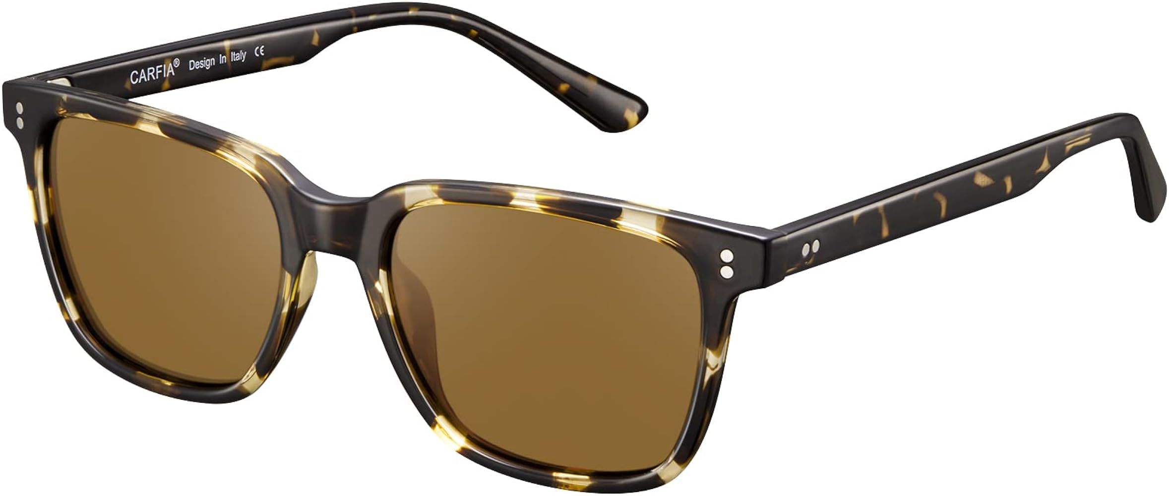 CARFIA Acetate Polarized Sunglasses for Women Small Face - AntiGlare UV400 Protection CA5354 | Amazon (US)
