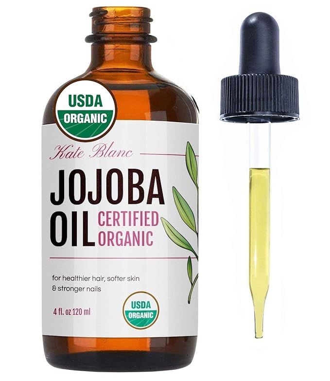 Jojoba Oil, USDA Certified Organic, 100% Pure, Cold Pressed, Unrefined. Revitalizes Hair & Gives ... | Amazon (US)