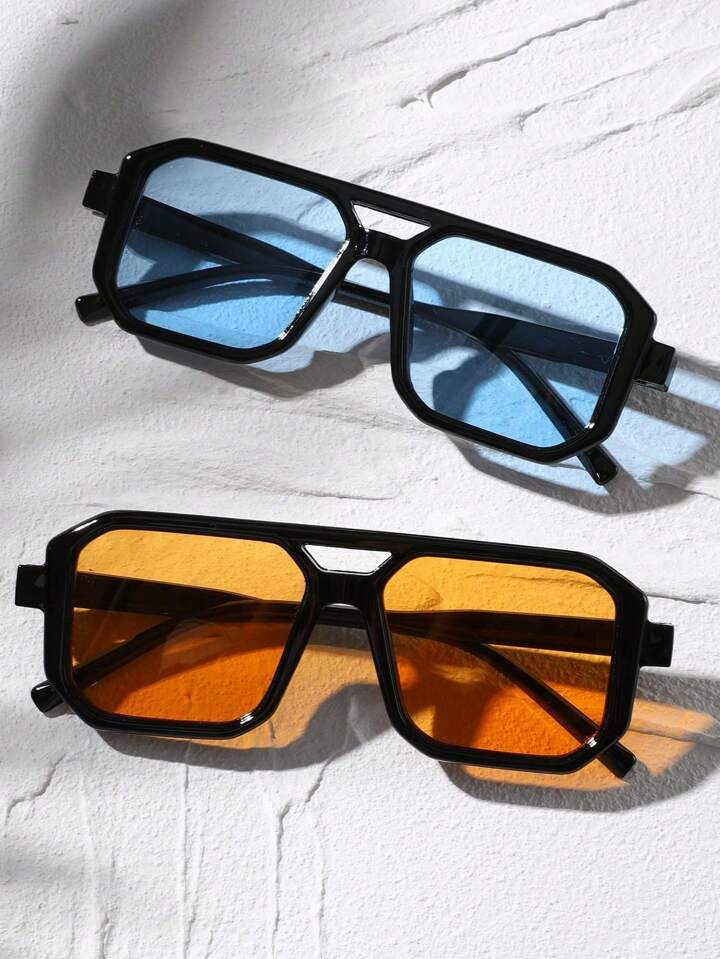 From
$3.57
$4.03
-11%
Unisex Retro Square Ocean Color Tinted Sunglasses, UV400 Protection, Ideal For Beach Vacations, Outdoor Sports, Streetwear Photography, Cool And Chic, Great Gift Sunglasses Sun Glasses Beach Accessories Sun Glasses Sunglasses Shades
4.91
(100+)
Style Type
2pcs-yellow and Blue Combination
3pcs-black Tea Leopard Print
A-black Frame Blue Film
B-black Frame Yellow Film
5pcs-five Sets
3pcs (black Gray + Black Blue + Black Yellow)
Qty:

 | SHEIN