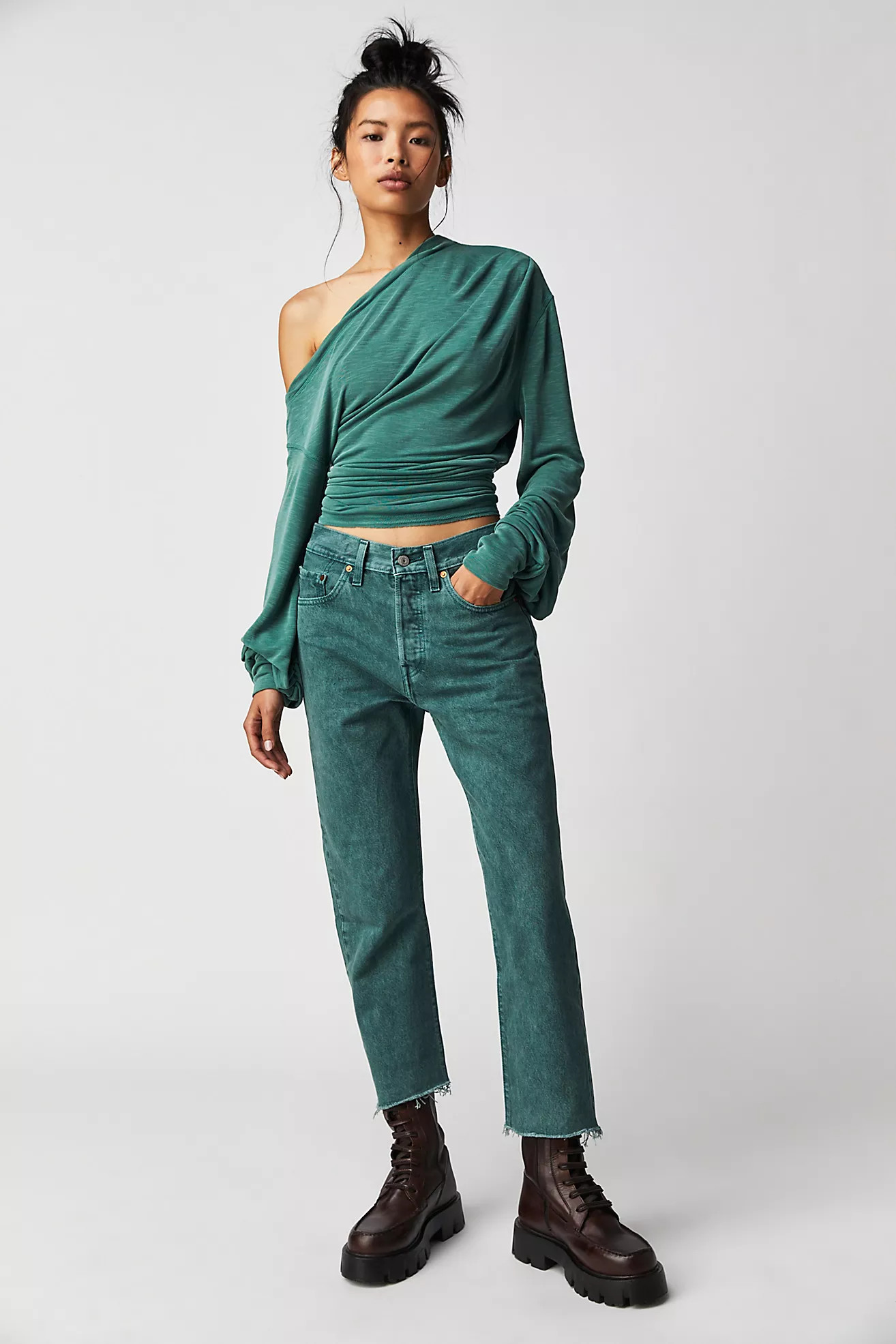 Levi’s 501 Crop Jeans | Free People (Global - UK&FR Excluded)
