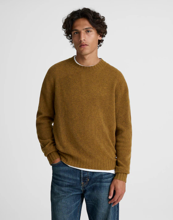 Crewneck Sweater in Heritage Merino Wool | Madewell