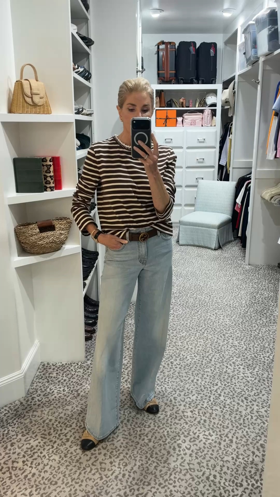 Today’s look. Size S top and 27 jeans. @MERSEA

#LTKootd #LTKSeasonal #LTKOver40