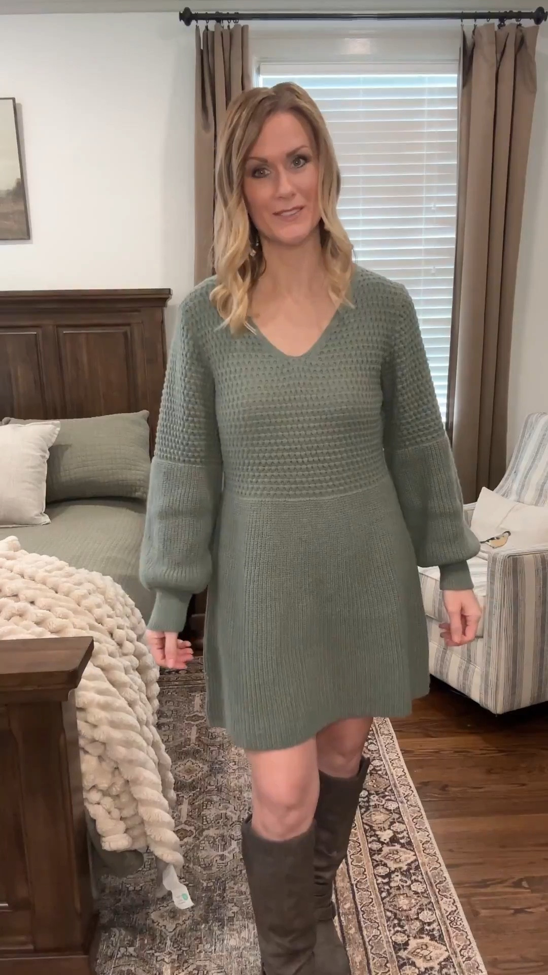 Love this sweater dress from CUPSHE! So soft and warm! 

#LTKSeasonal #LTKStyleTip #LTKOver40