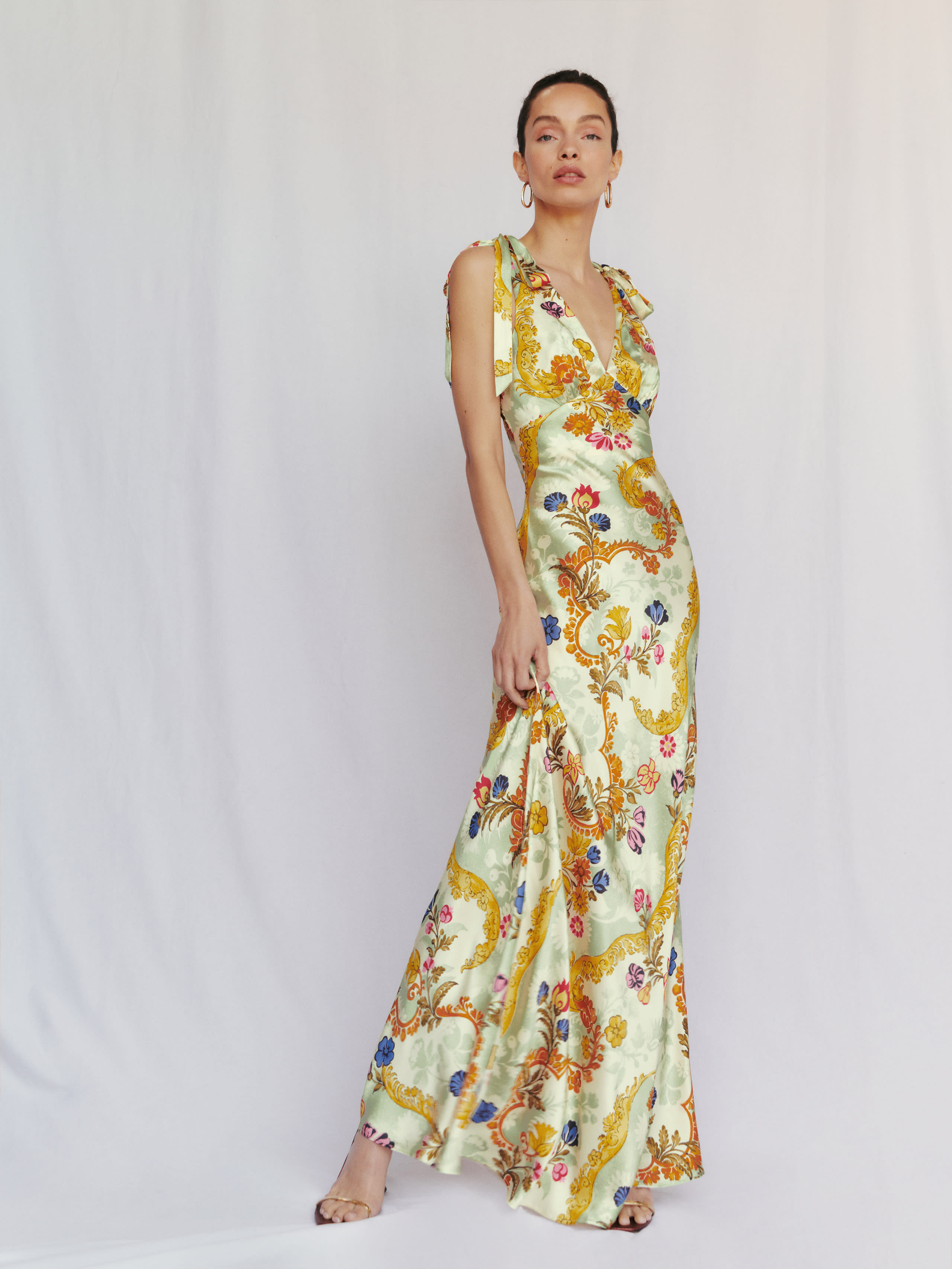 Pernille Silk Dress | Reformation (Global)