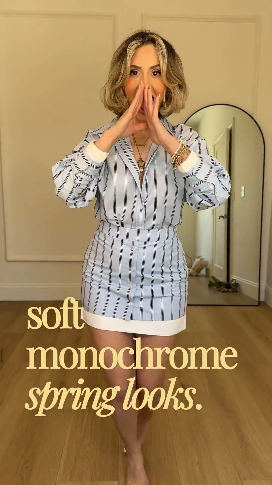 Soft monochrome spring outfits 😍🙌🏼

Wearing small in everything! 



#LTKgrwm #LTKU #LTKootd