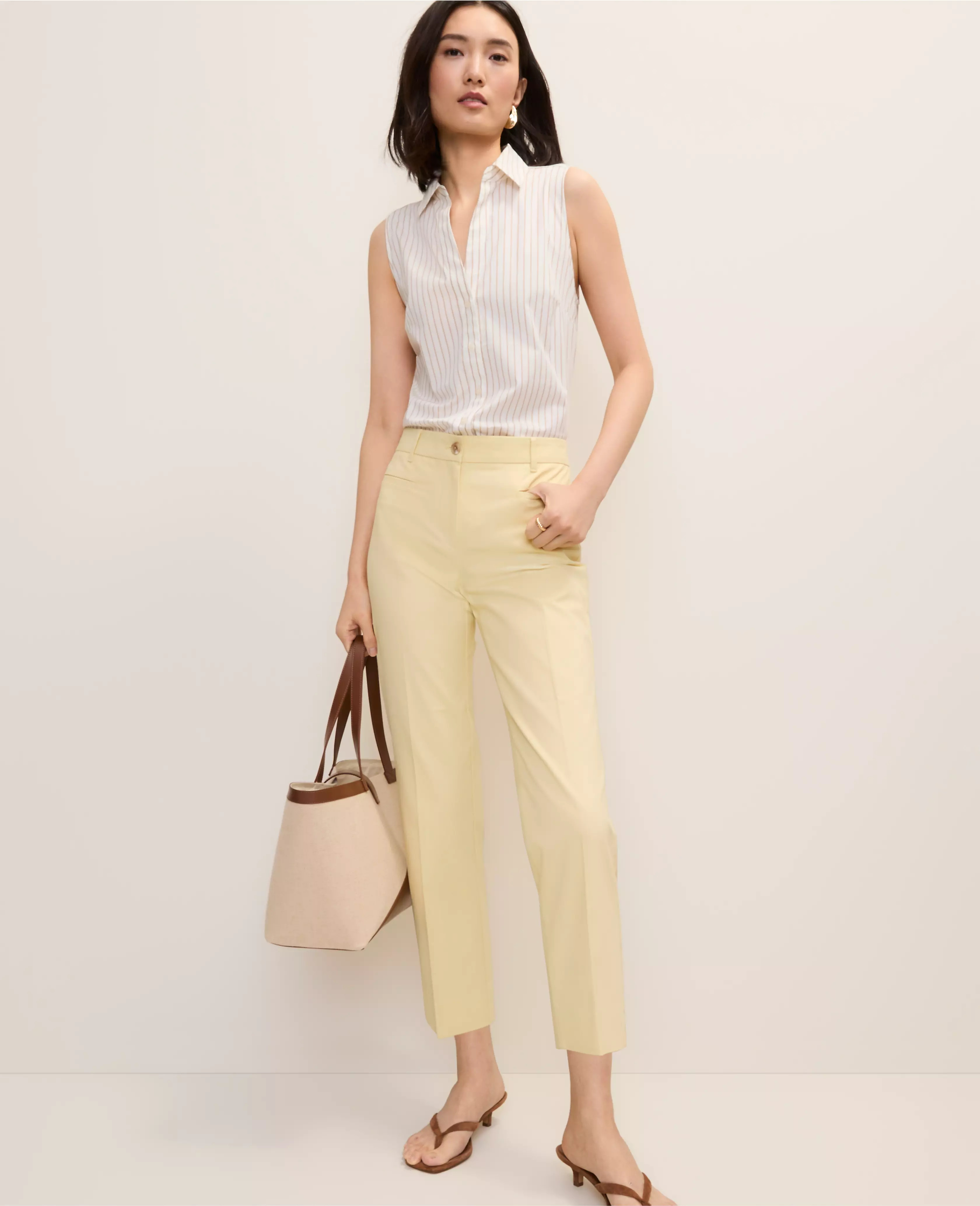 The Cotton Crop Pant | Ann Taylor