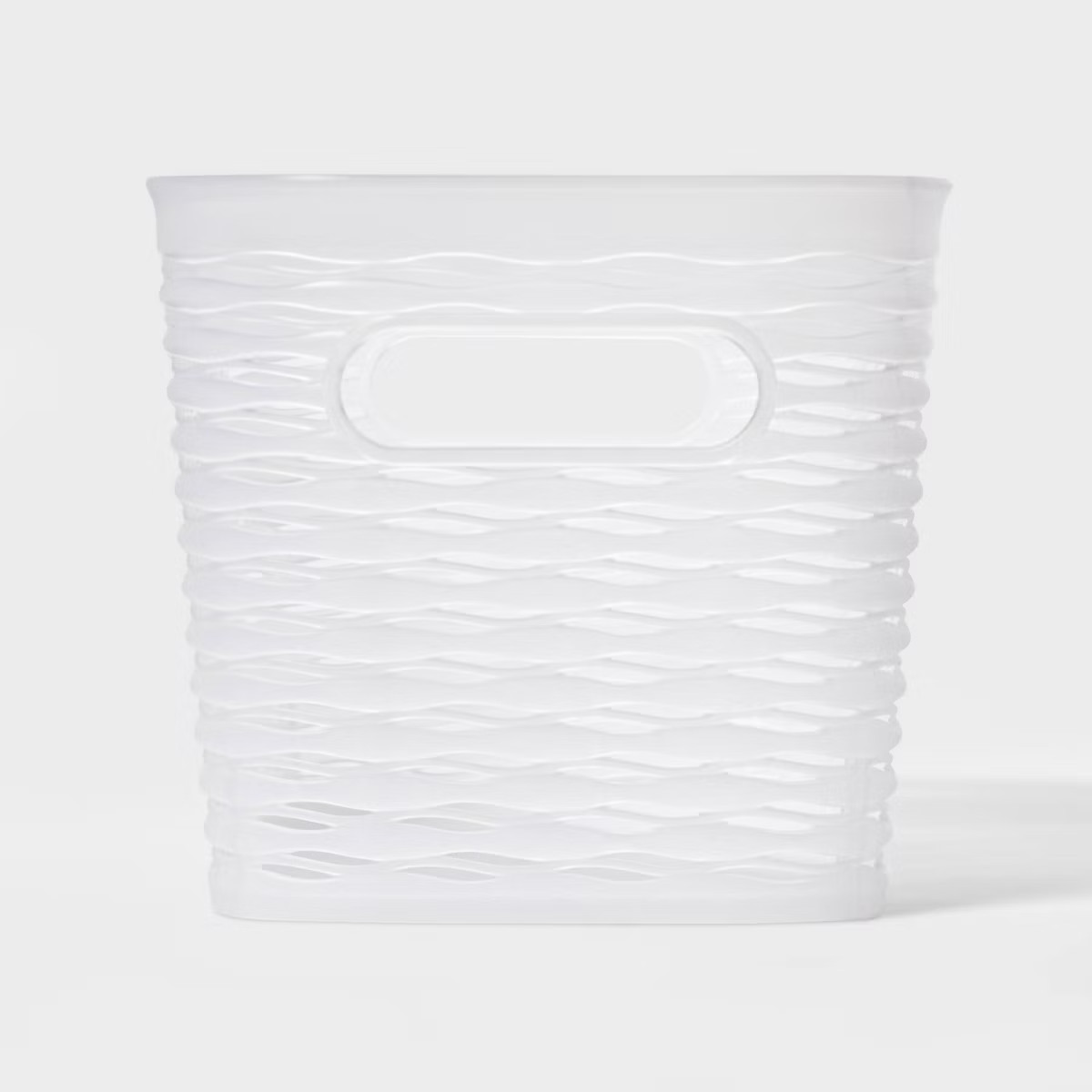 Wave Narrow Medium Storage Bin White - Brightroom™ | Target