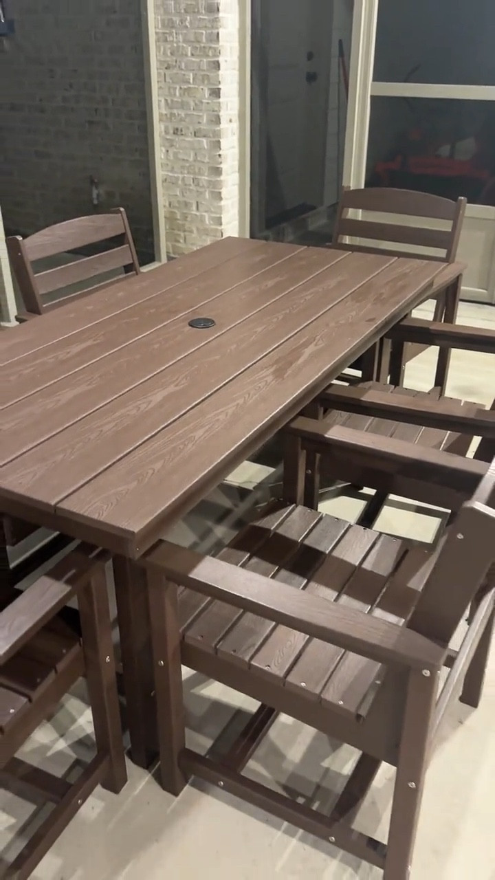HDPE outdoor patio set 🤩😍❤️

#LTKHome #LTKSaleAlert