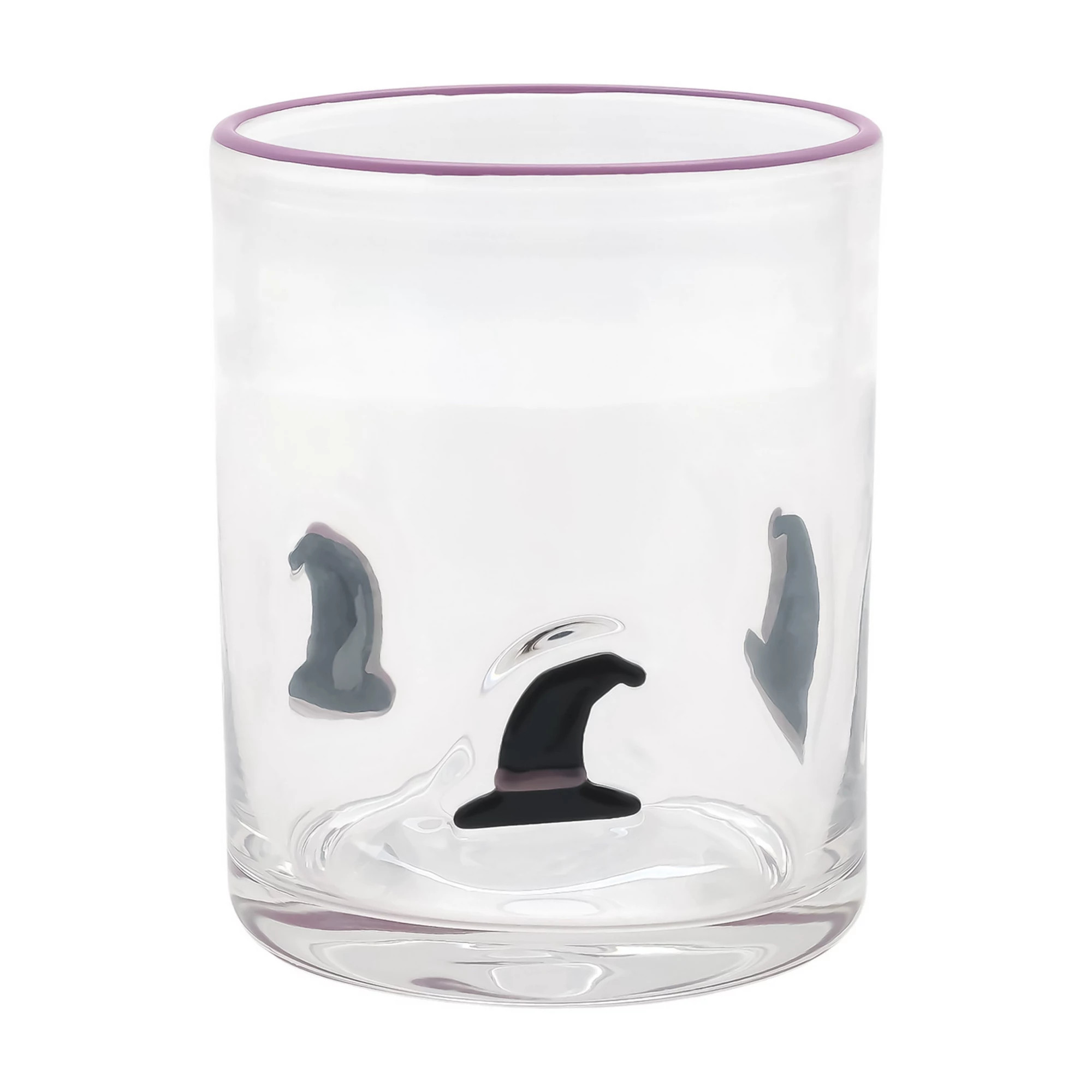 Celebrate Together™ Halloween Witch Icon Drinking Glass, Black | Kohl's
