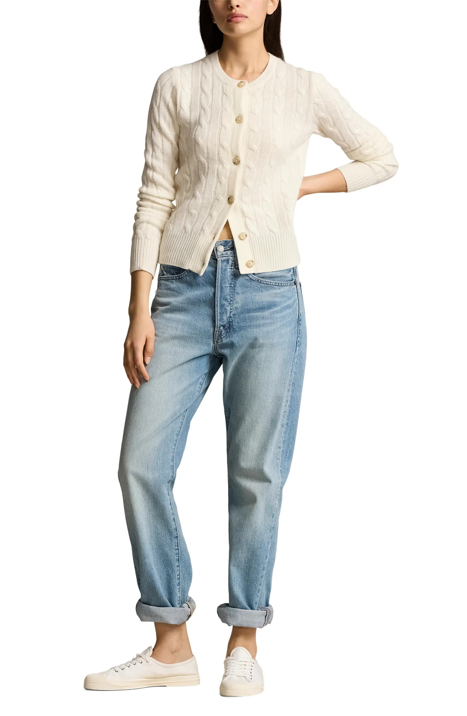 Cable Knit Cashmere Cardigan | Nordstrom