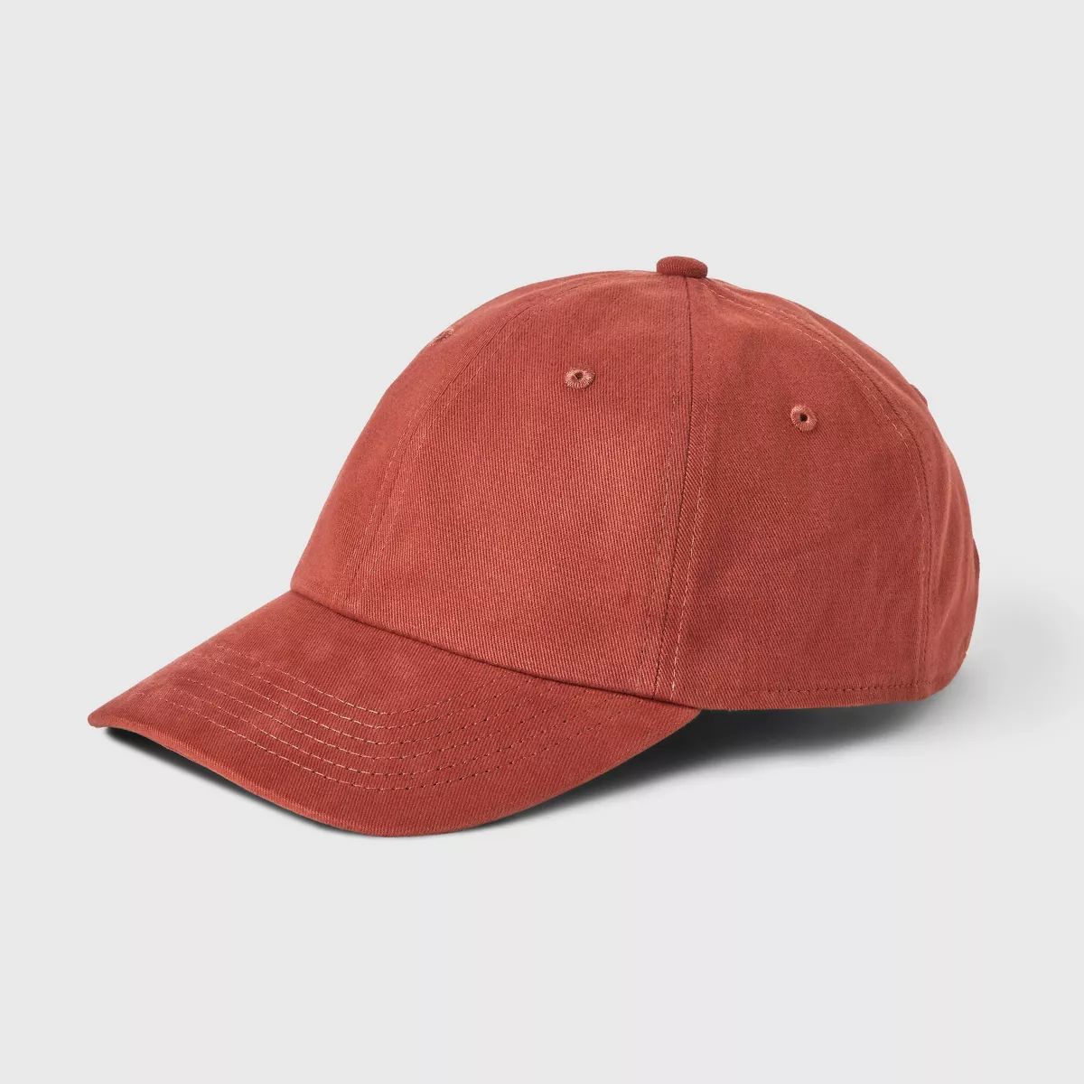 Men's Cotton Washed 6-Panel Baseball Hat - Goodfellow & Co™ Red | Target