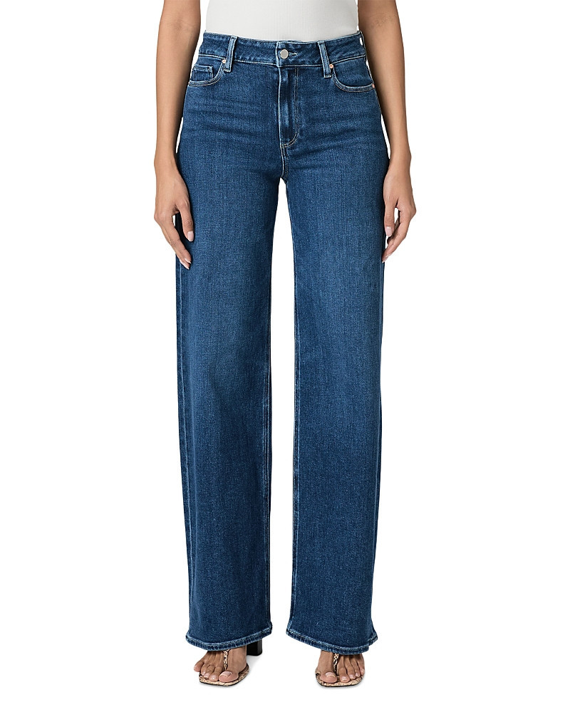 Paige Anessa High Rise Wide Leg Jeans in Venetian Breeze | Bloomingdale's (US)