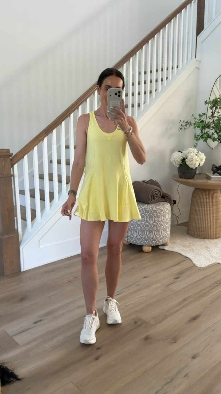 Bright yellow dress, inspired by free people, I'm wearing XS.

target activewear, target dress, target finds, summer dress, athleisure dress, anna monteiro, annabrstyle

#LTKOver40 #LTKootd #LTKActive