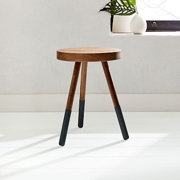 Solid Manufacturing Co. Dining Stool & Side Table - Walnut | West Elm (US)