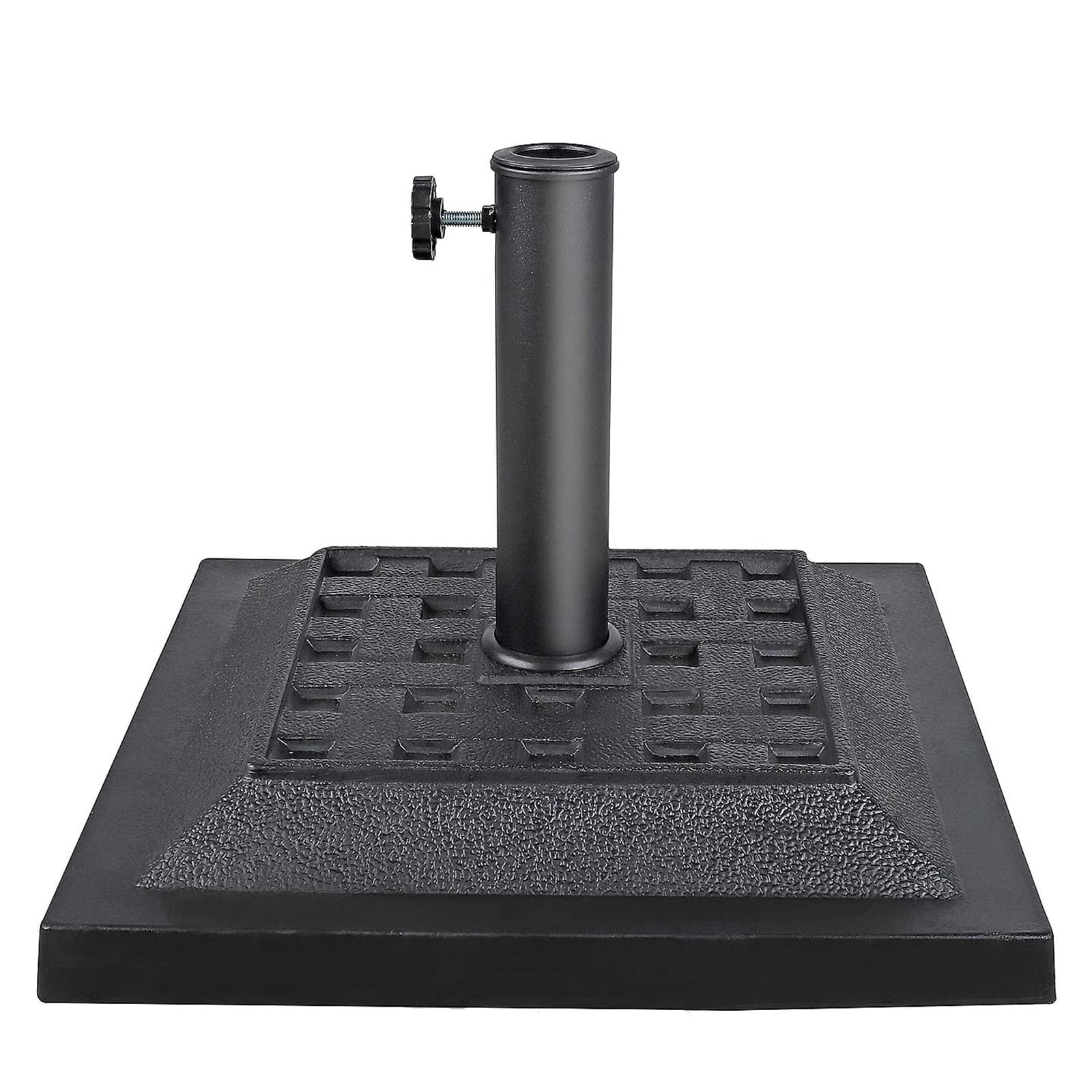 Patio Market Umbrella Base, Heavy Duty Square Outdoor Stand, Resin Holder for Garden Beach Deck, ... | Walmart (US)